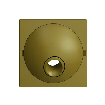 Plaque frontale EDIZIOdue olive pour boîte de raccordement 