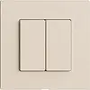 Interruttore tapparelle 1K/2T WLAN Edue Wiser crema 