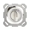 Contatto rotativo INC 1>0<2 bianco con manopola 