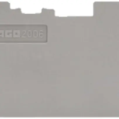 Paroi de fermetur.WAGO TopJob-S gris 2P pour série 2006 