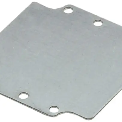 Plaque de montage Weidmüller POK MOPL 107×109×1.5mm tôle d'acier zinguée 