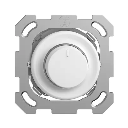 Variatore LED universale INC STANDARDdue QM, 4…200W/400W/VA bianco, LED bianco 