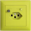 Prise ENC EDIZIOdue T23 FI 30mA FMI, lemon 