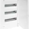 Coffret de distribution ENC Hager golf 3 rangées 12UM porte IP40 352×543×97.5mm 