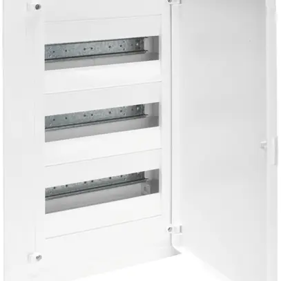 Coffret de distribution ENC Hager golf 3 rangées 12UM porte IP40 352×543×97.5mm 