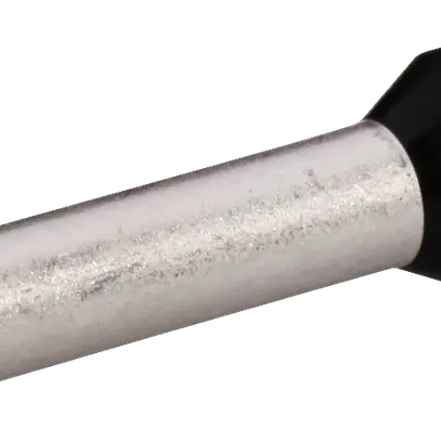 Capocorda tipo A isolato 6mm²/18mm nero 