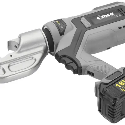 Akku-Presszange elektro-hydraulisch Cimco, C-Form, 0…130kN, 8…9s, 10…400mm² 