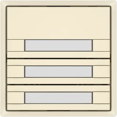 KNX-Taster RGB EDIZIO.liv SNAPFIX® Temperaturfüh.o.LED Pap.3×T 2-Tbed.cr 