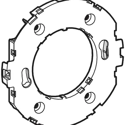 Portalampada per lampada fluocompatta GX53-1 6…9W 