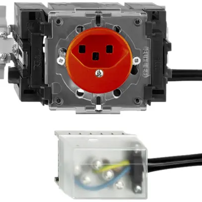 Presa INS FH T23 L3 arancione 53mm Snap per cavo piat.powerbus 