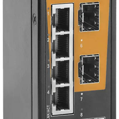 Switch WM IE-SW-ELB-08-6TX-2FESFP, 6×RJ45 FE+2×SFP FE unmanaged 