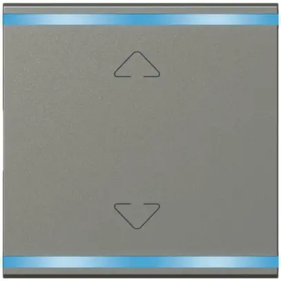 Bascule lumineuse ENC Legrand magnésium HAUT/basico 2, module 