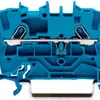 Borne de passage WAGO TopJob-S 1.5mm² 2L bleu série 2001 