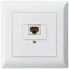 Presa di raccordo INC kallysto.line 1×RJ45u bianco 