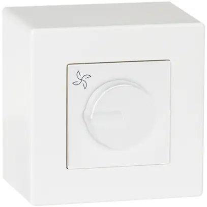 Interrupteur de ventilateur AP ATO blanc 100W 