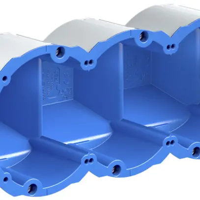 Boîte pour paroi creuse AGRO 3×1 Quickbox Maxi Ø83mm isolation phonique 