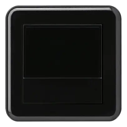 Thermostat d'ambiance ENC Hager basico C KNX avec touches supplémentaires noir 