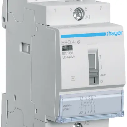 Contacteur AMD Hager 230VAC 4 fermeur 16A 2UM 