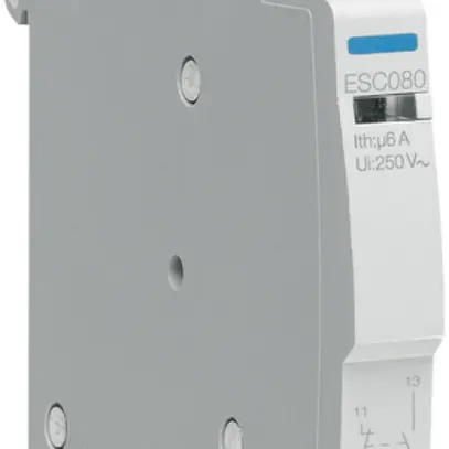 Contatto ausiliare Hager 6A 230VAC 1 chiusura 1 apertura 0 invertitore 0.5UM 