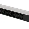 Presa multipla PDU 19" MH maxCONNECT 9×C13 1UA Td 3×1.5mm² 1×C14 3m alu/nero 