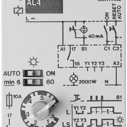 Timer AMD ComatReleco AL4, 220…240VAC 