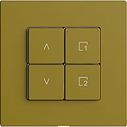 Station secondaire pour interrupteur stores 1c/4t scène WLAN Edue Wiser olive 