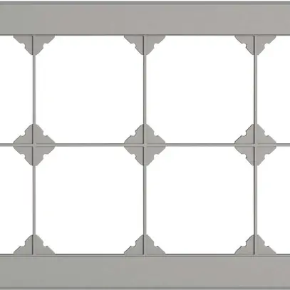 Intestazione INC EDIZIO.liv SNAPFIX® 2×4 per combinazioni a libera scelta grc 