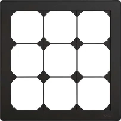 En-tête ENC EDIZIO.liv SNAPFIX® 3×3 pour combinaisons au choix noir 