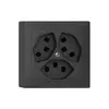 Prise AP SIDUS 3×T23 anthracite avec shutter 
