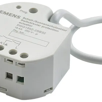 Attuatore-commuta./protez.solare KNX INS Siemens UP 562S32, 1-canale 230VAC 16A 