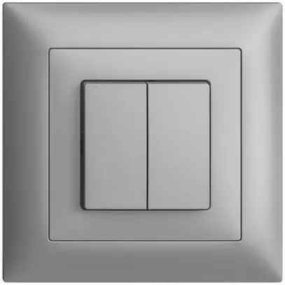 Interrupteur ENC EDIZIOdue 1/3+3/1P silver 