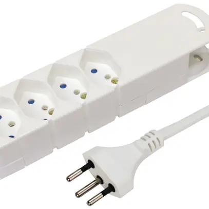 Prise multiple STEBA VARIABL 4×T13 sans interrupteur 3m blanc 