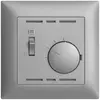 Termostato ambiente INC EDIZIOdue silver, con interrutore 