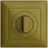 Kit frontale EDIZIOdue 0-1-0-2 88×88mm olive per interruttore rotativo 