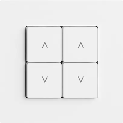 Nebenstelle 2K/4T zu Storenschalter Edue Wiser weiss 