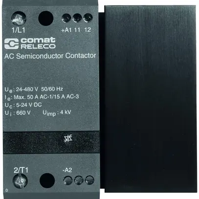 Contattore semiconduttore ComatReleco CC1L450, 5…24VDC, max. 50A/24…480VAC 