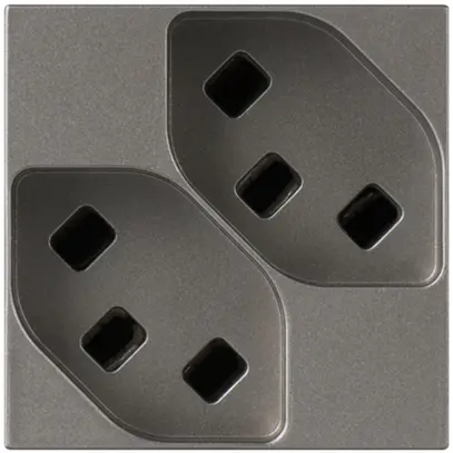 EB-Steckdose ATO 2×T23 magnesium 2 Module 