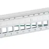 Panneau de distribution 19" INFRALAN 24-Port Keystone vide blindé 1UH, gris 