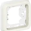 Placca di montaggio INC PLEXO 1×1 bianco 