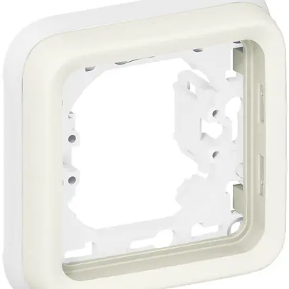 Placca di montaggio INC PLEXO 1×1 bianco 