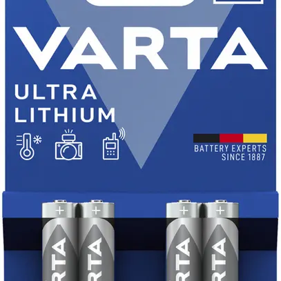 Batterie Lithium VARTA Ultra AAA 1.5V Blister à 4 Stück 