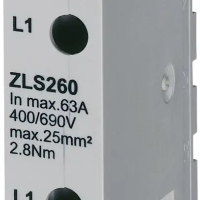 Einspeiseblock SMISSLINE TP L1 L3 63A ZLS260 