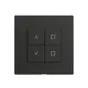 Comando per interruttore tapparelle 1c scena/4t Edue Wiser nero 
