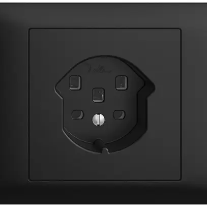 Presa INS EDIZIOdue T25 16A nero con morsetti innest. 