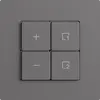 Dimmer Uni-LED 1K/4T scena Edue Wiser grigio scuro 