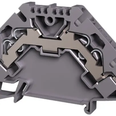 Morsetto di passaggio componibile WZ 0.5…4mm² 32A 800V push-in 2×2 DIN 35mm ro 