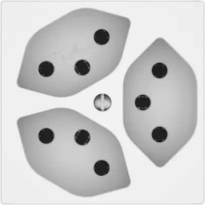 Presa EDIZIO.liv SNAPFIX® 3×T13 3×S bi 