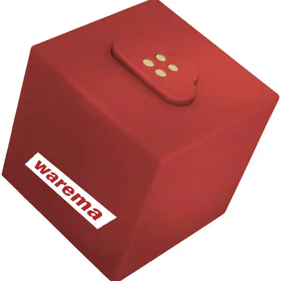Modulo di ampliamento SmartHome homee Warema WMS Cube, 50×50×50mm, rosso 