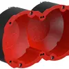 Boîte pour paroi creuse 90 2×1 Quickbox Ø83mm protection contre le feu EI30-EI90 