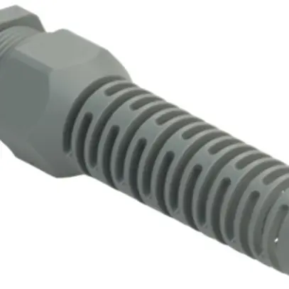 Pressacavo AGRO PA M12×1.5 Ø2.5…6.5mm grigio con protezione antipiega corto 